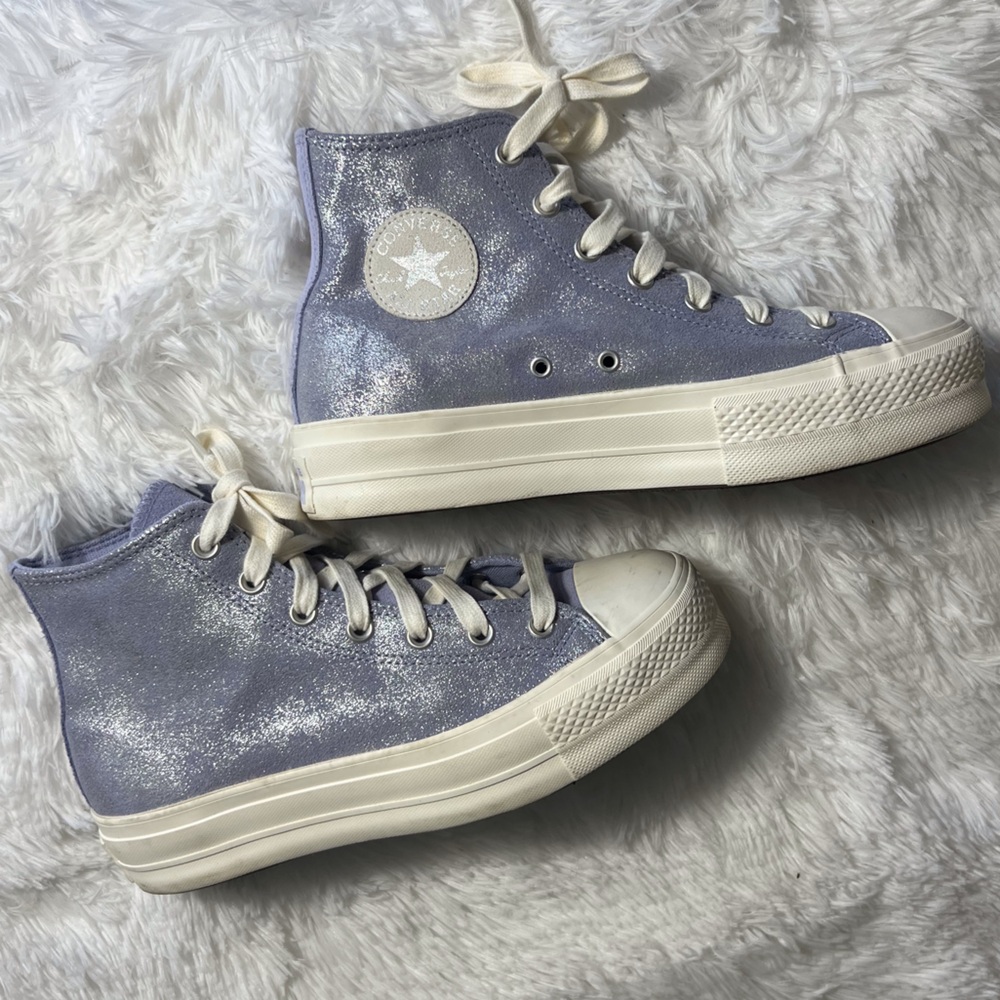 Chuck Taylor All Star Lift Platform Suede Shimmer - Picture 3 of 12